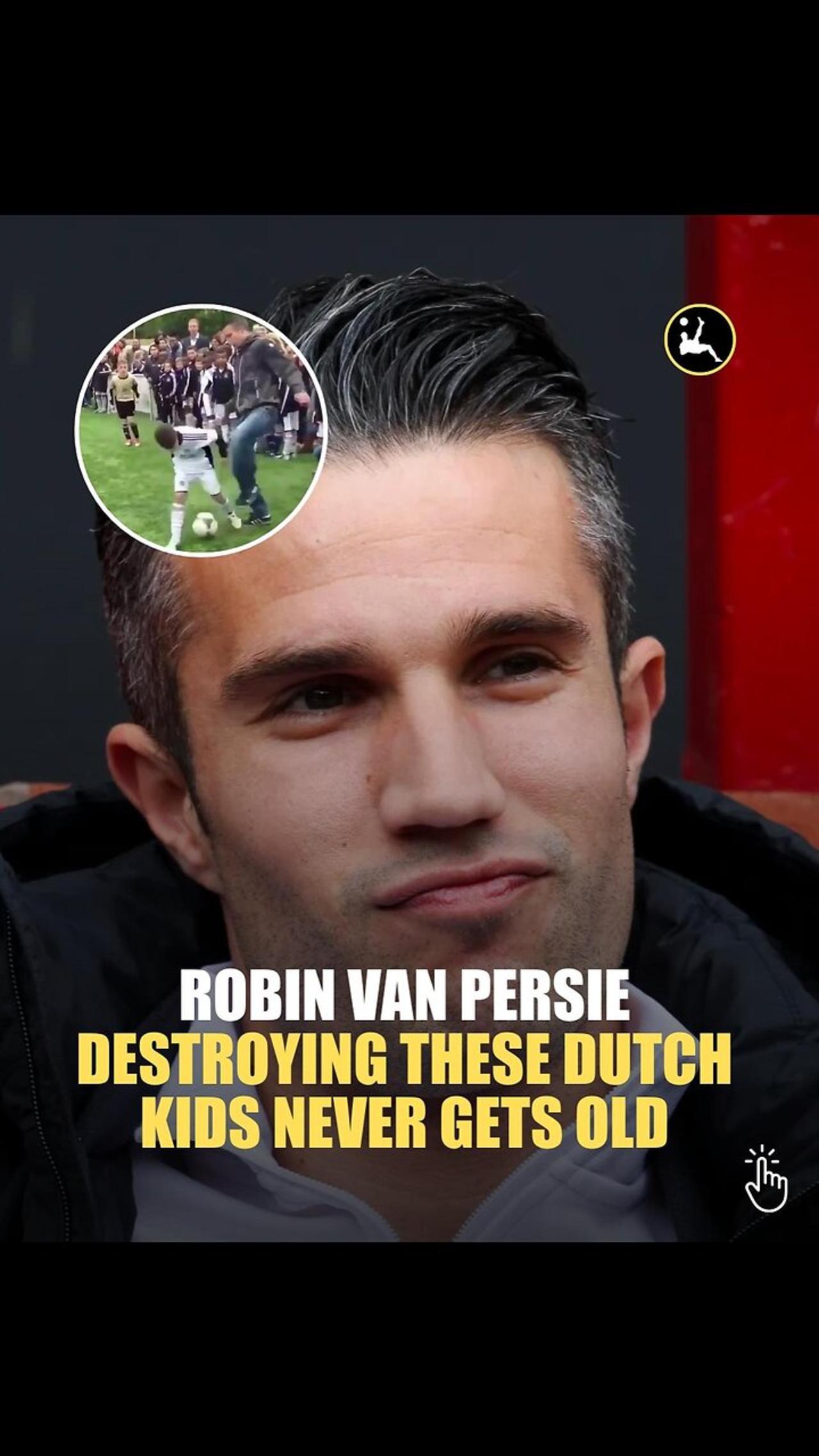 Robin van persie destroying these Dutch kids - One News Page VIDEO