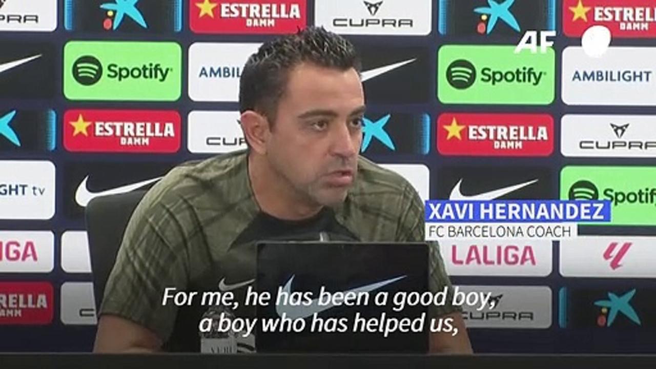 Footballer Dembele's departure is 'a big disappointment' says coach Xavi
