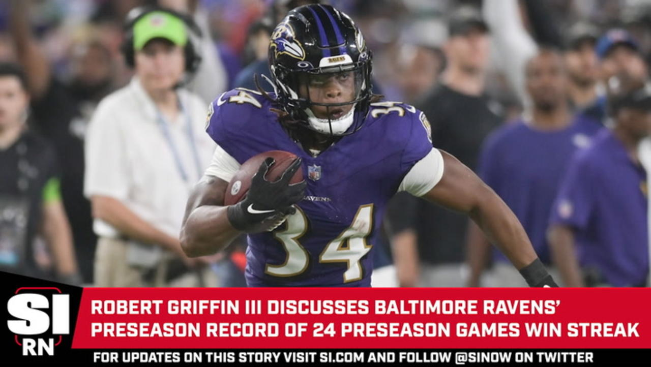 Robert Griffin III Talks Baltimore Ravens’ Preseason Win Streak
