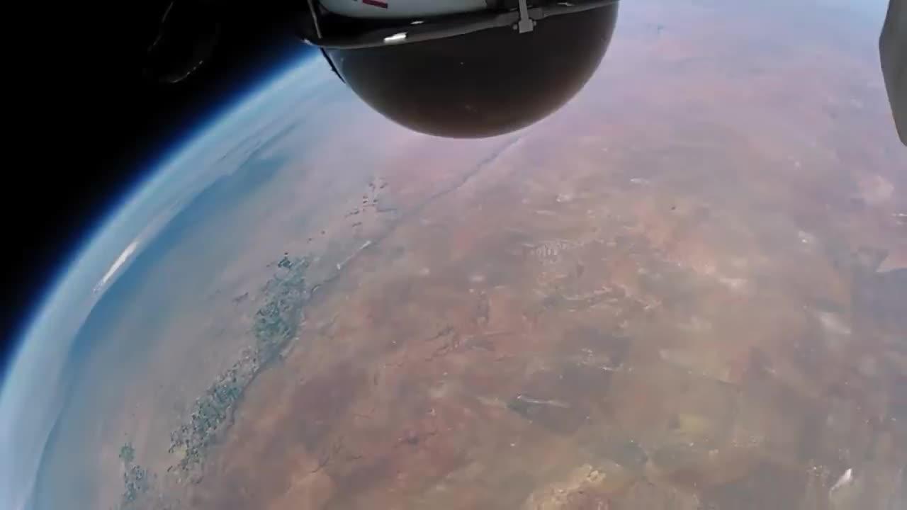 Record breaking space jump - free fall faster than speed of sound - Red Bull Stratos