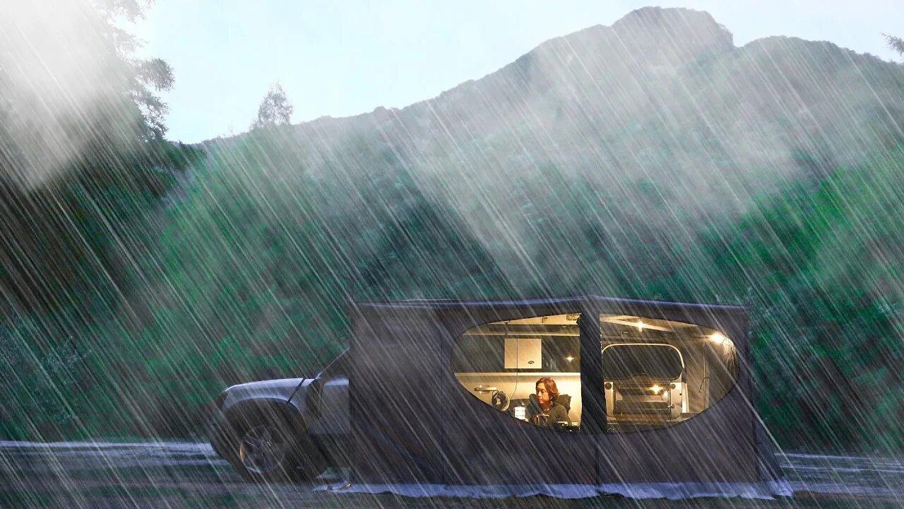 In the Rain, In the SUN SINE, In the WIND | Land Rover New Defender Car Camping