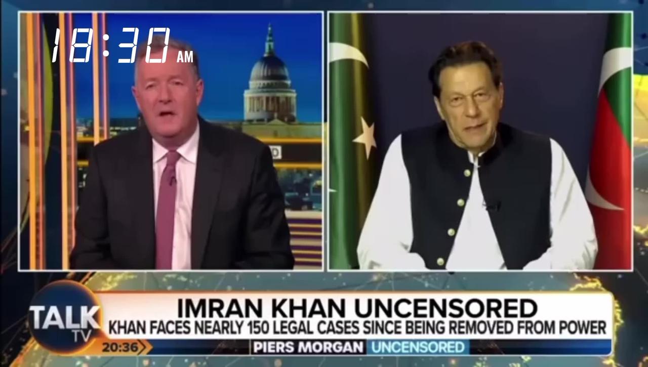 Chairman PTI Imran Khan Exclusive interview on TAlk Tv piers Morgan uncensored