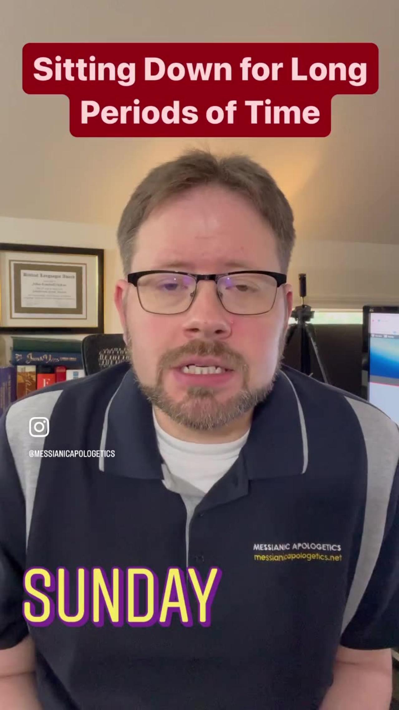 Sitting Down for Long Periods of Time McKee One News Page VIDEO