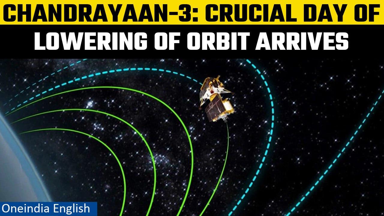 As Chandrayaan-3 approaches moon, ISRO to lower the orbit close to the lunar surface today