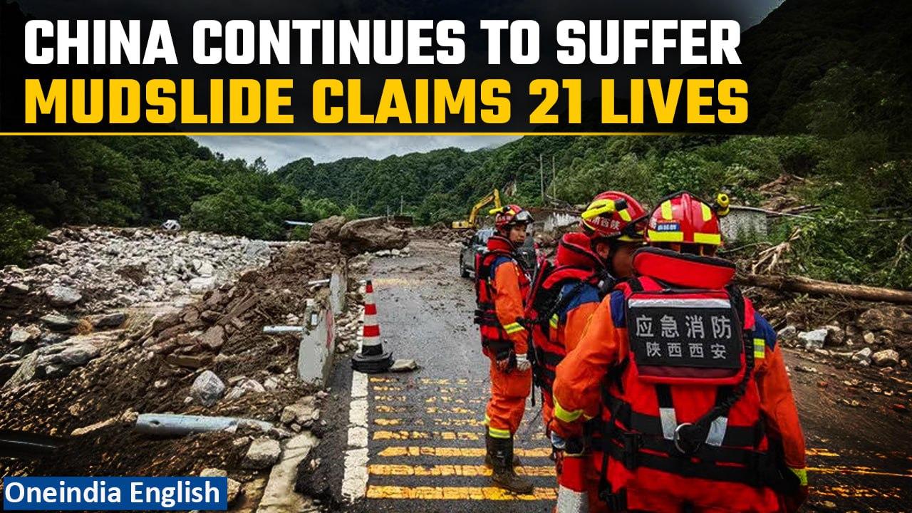 China: Mudslide hits Xi’an city; death toll rises to 21, with 6 people missing | Oneindia News