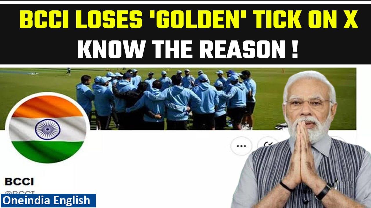 BCCI loses golden tick verification on X after PM Narendra Modi’s ‘unique’ appeal | Oneindia News