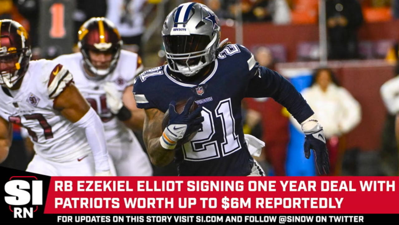 Patriots Sign Three-Time Pro Bowl RB Ezekiel Elliott