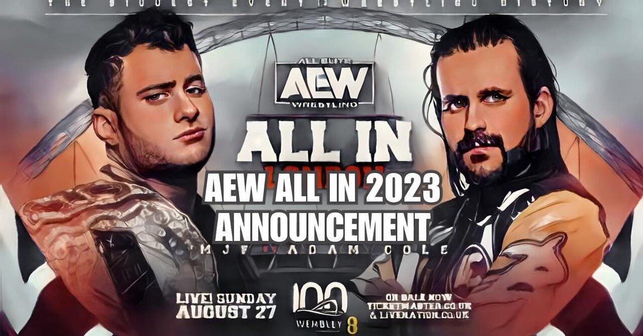 AEW 2023 All In Promotional Announcement - One News Page VIDEO