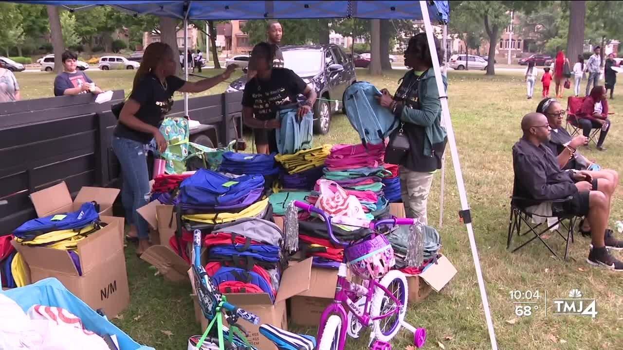"Tragedy to triumph": Sylville Smith annual book bag drive gives back to community