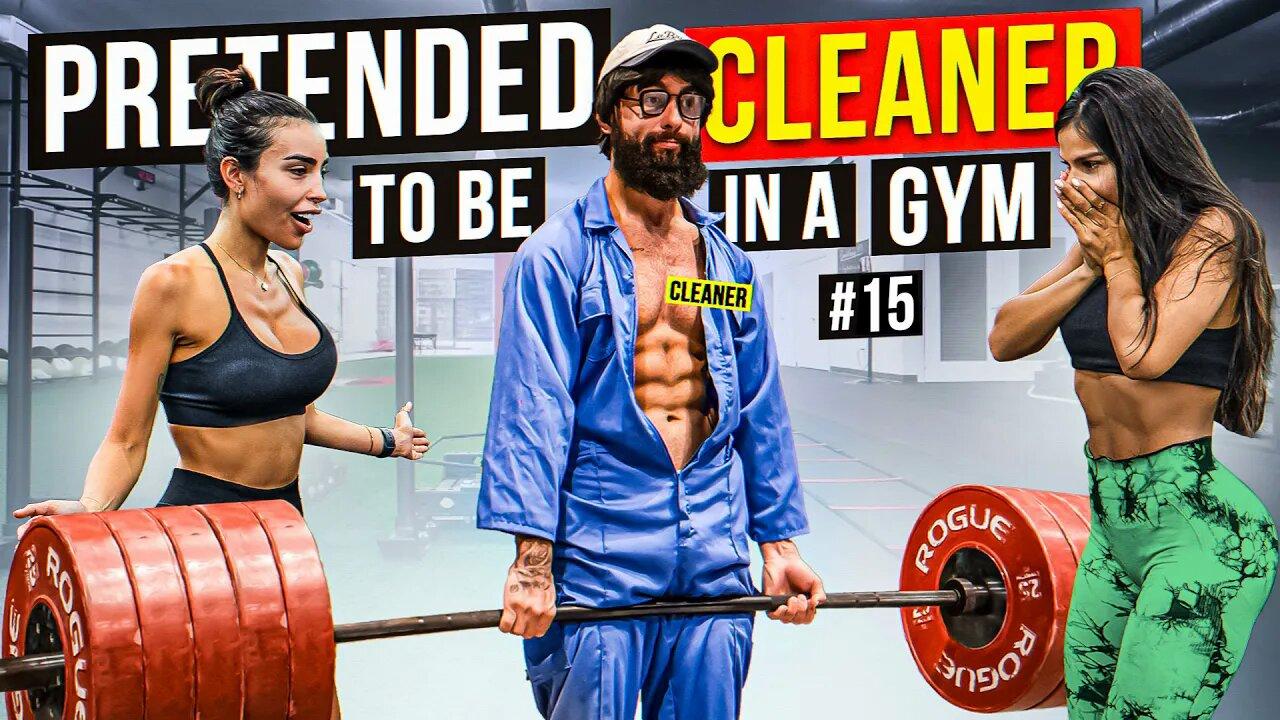 CREAZY CLEANSER shocks GIRLS in a GYM prank | Aesthetic in Public