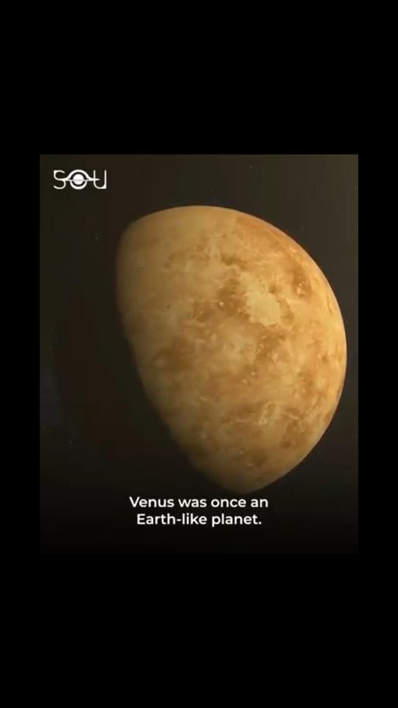 Venus was once an Earth-like-planet,but then this happened