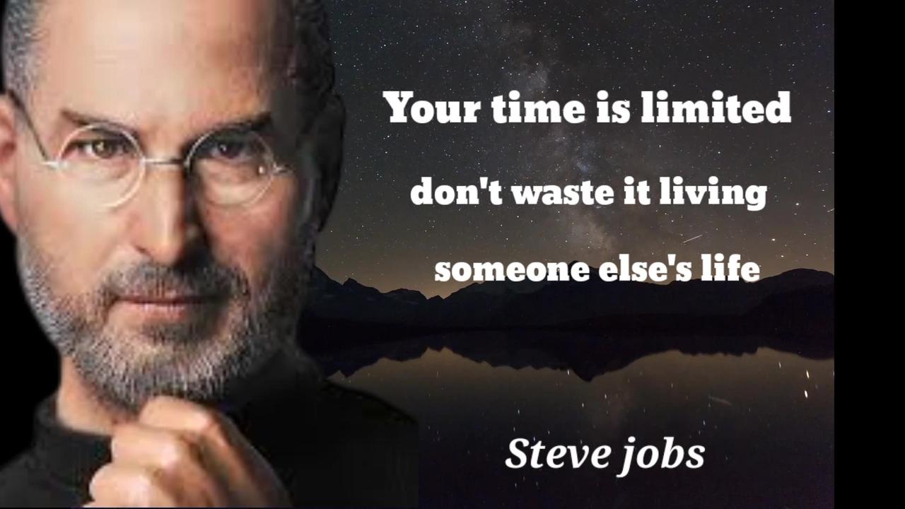 Never give up motivation quote By Steve jobs - One News Page VIDEO