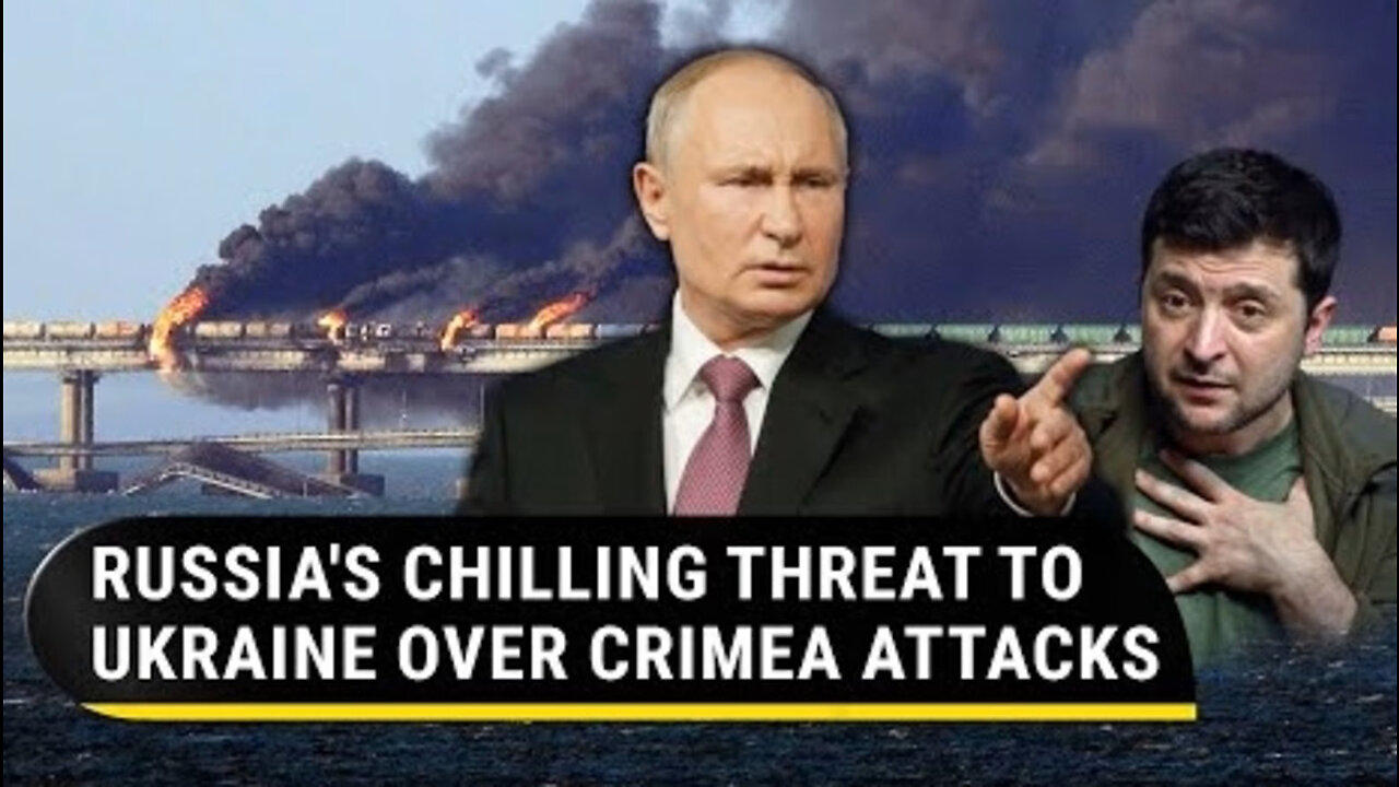 'Won't Spare You': Putin's Chilling Threat To Ukraine & Zelensky Over Crimea Bridge Attacks