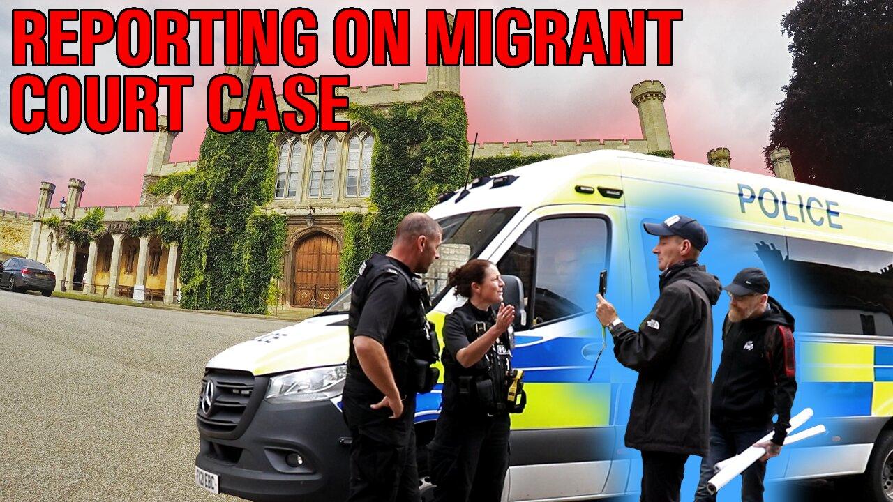 Reporting on migrant court case #skegness #lincoln #enoughisenough