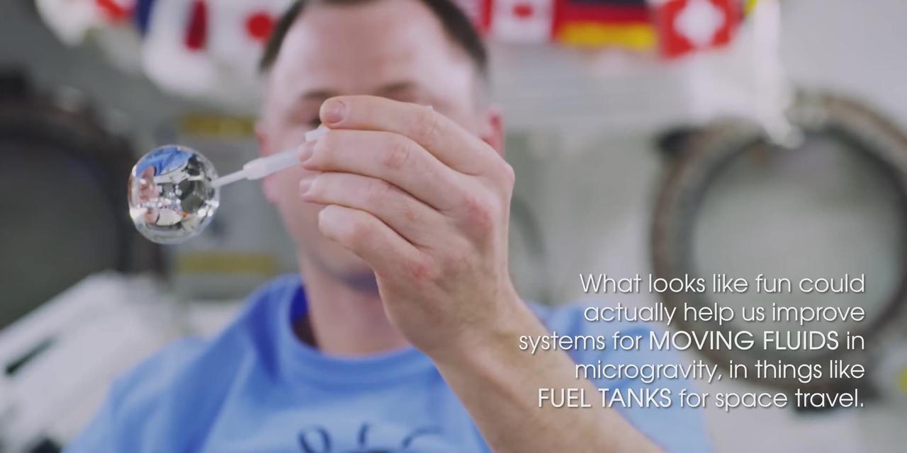 Moving Water in Space 8K Ultra HD One News Page VIDEO