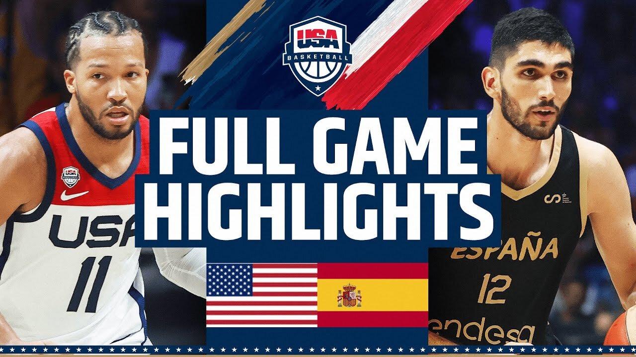USA vs SPAIN SHOWCASE | FULL GAME HIGHLIGHTS | August 13, 2023