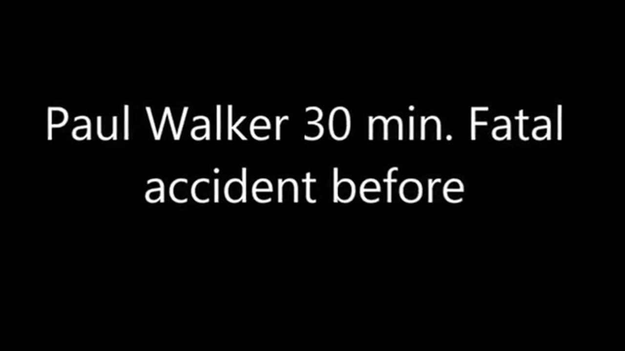 Paul Walker 30 min  before fatal crash  Exclusive