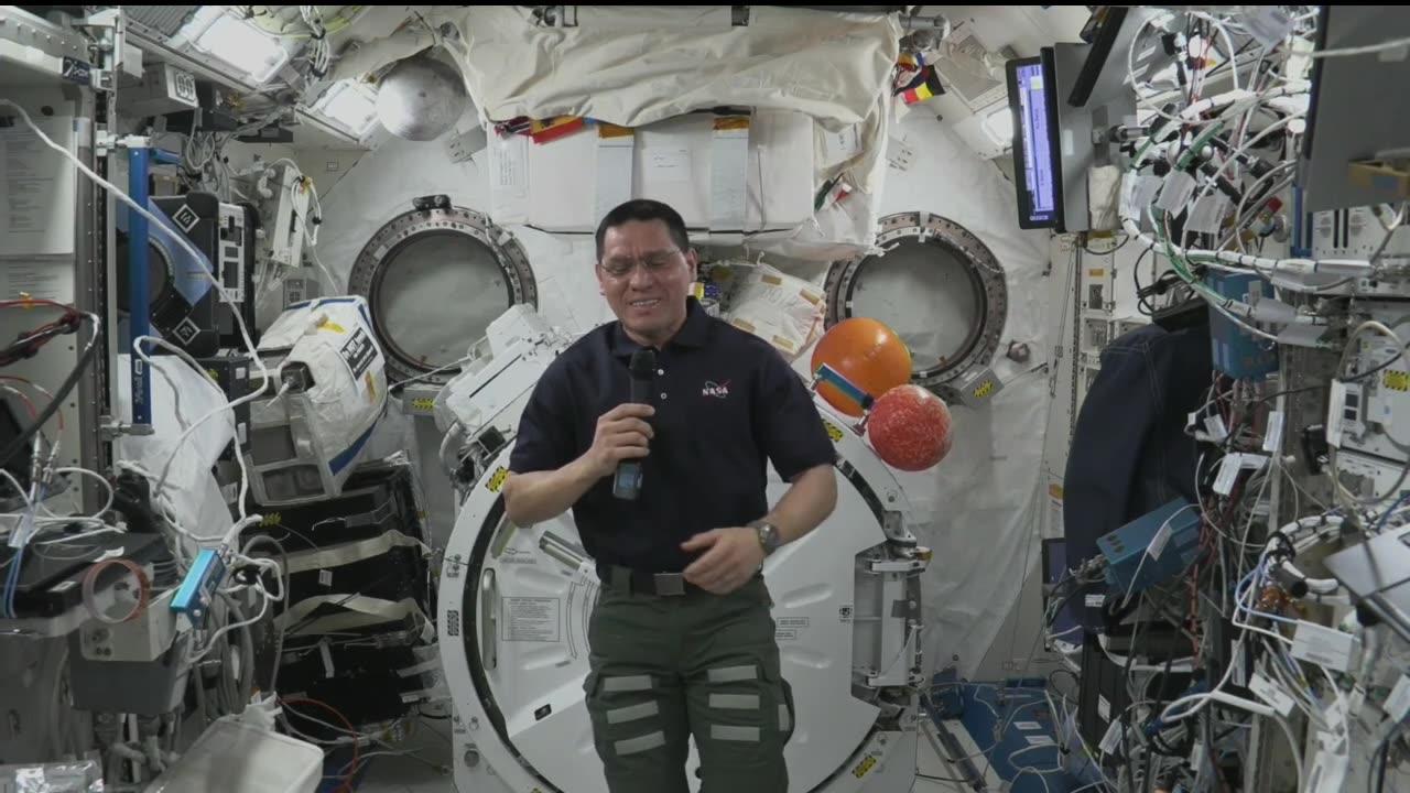 NASA Expedition 69 Astronaut Frank Rubio Talks with ABC_s Good Morning America - Aug. 11