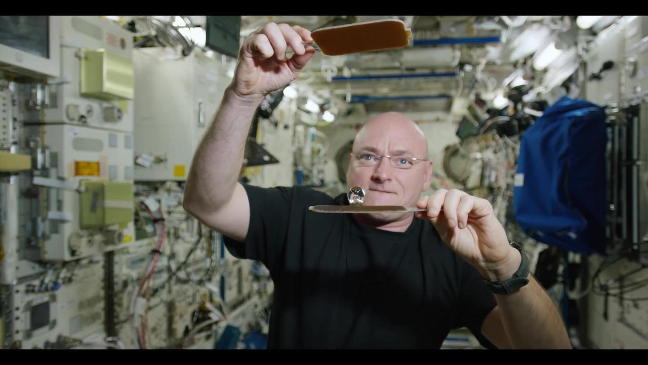Liquid Ping Pong In Space