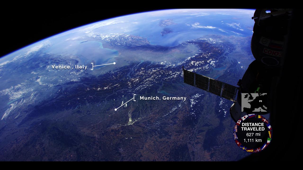 Europe from space great view