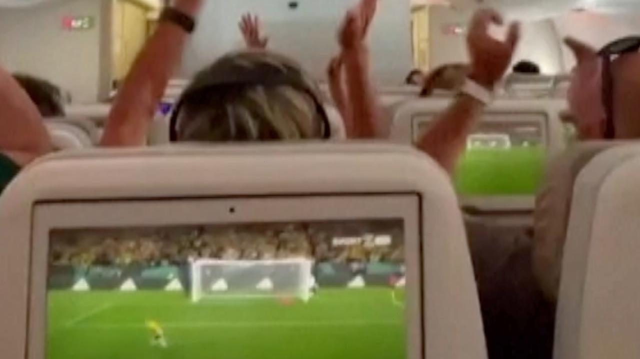 Passengers on Plane Burst With Joy With Australia’s World Cup Win Over France