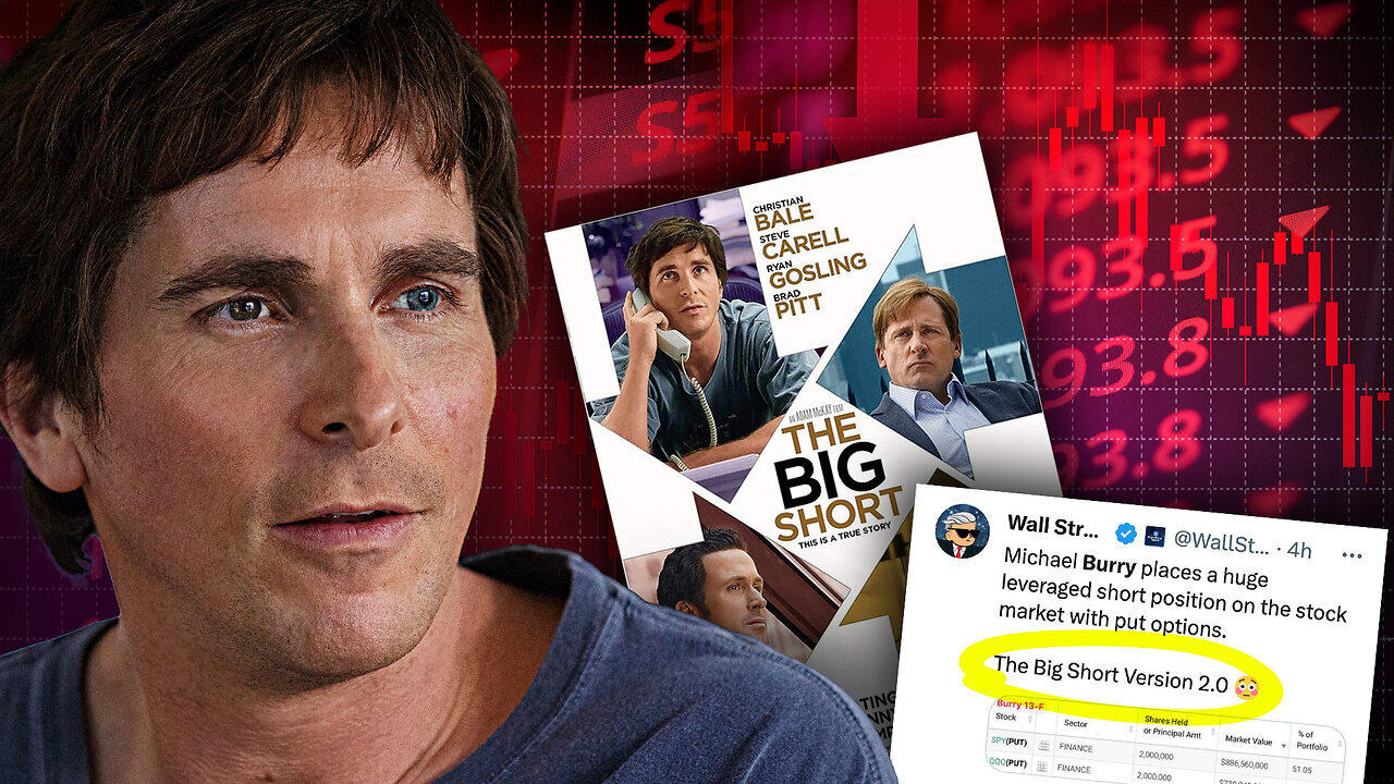 HUGE! Michael Burry Just Bet $1.6B AGAINST Stock Market… Here’s What it Means