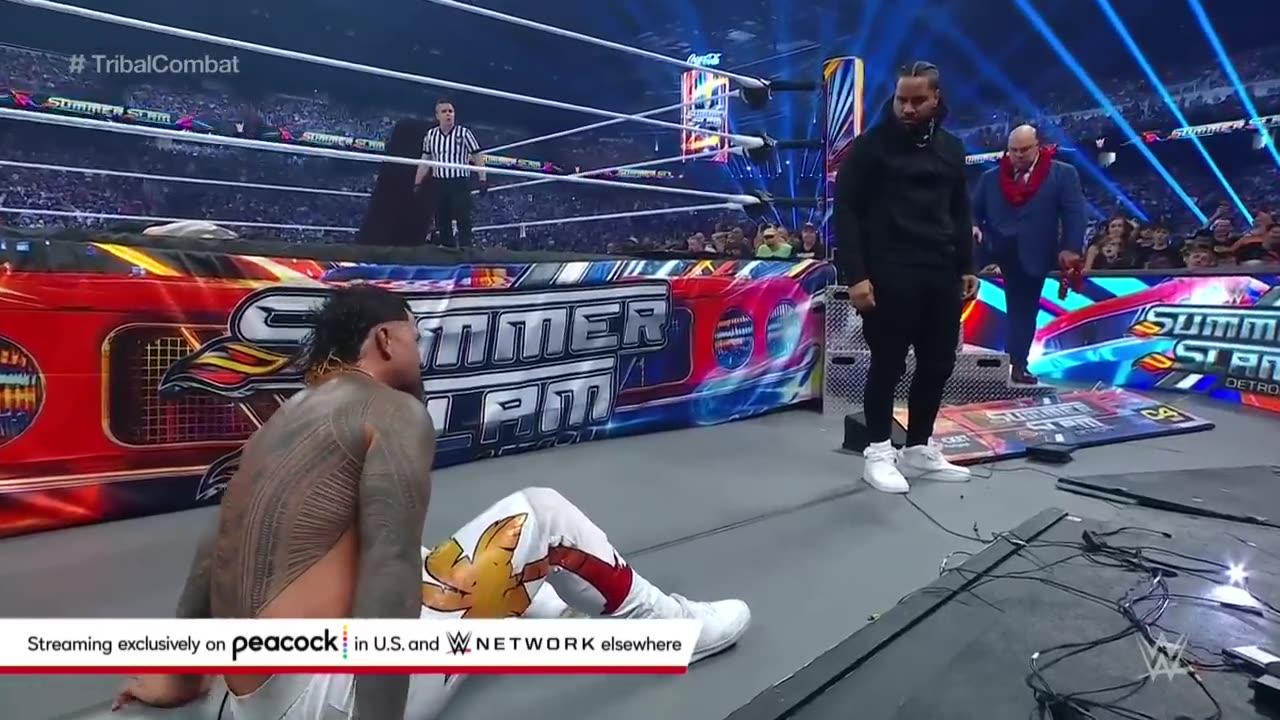 Reigns vs. Uso - Tribal Combat for Undisputed WWE Universal Championship: SummerSlam 2023