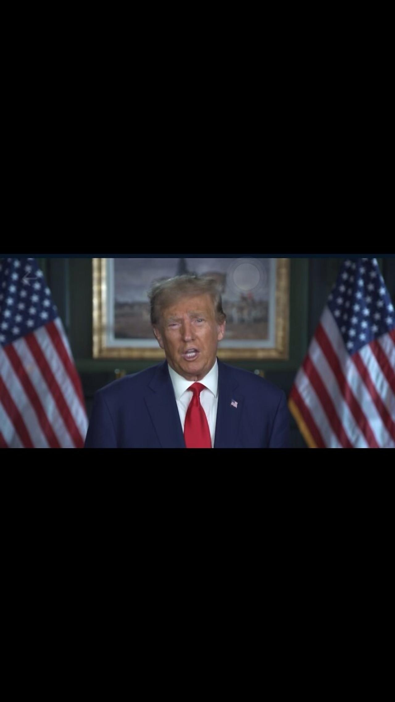 Statement from Donald J. Trump One News Page VIDEO