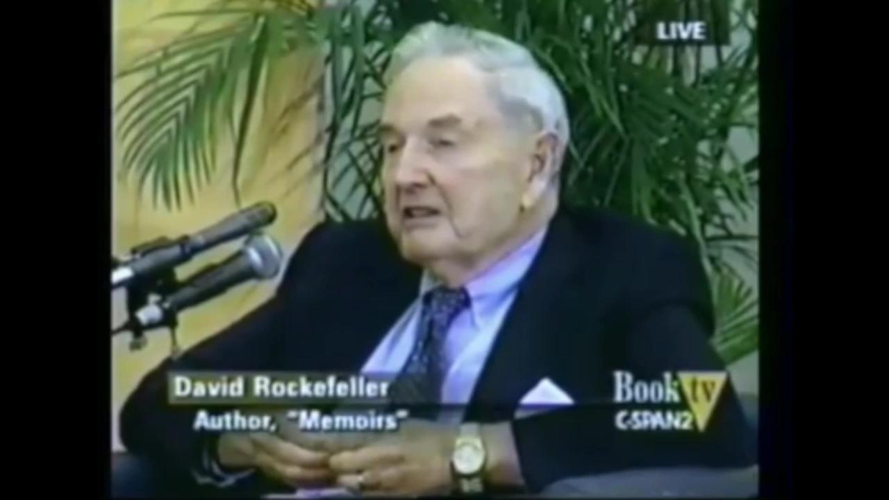 David Rockefeller & Klaus Schwab