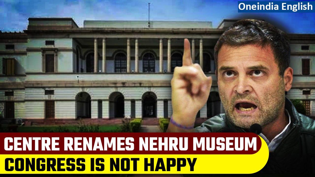 Nehru Memorial renamed as Prime Ministers’ Museum and Library; Congress slams Centre | Oneindia News