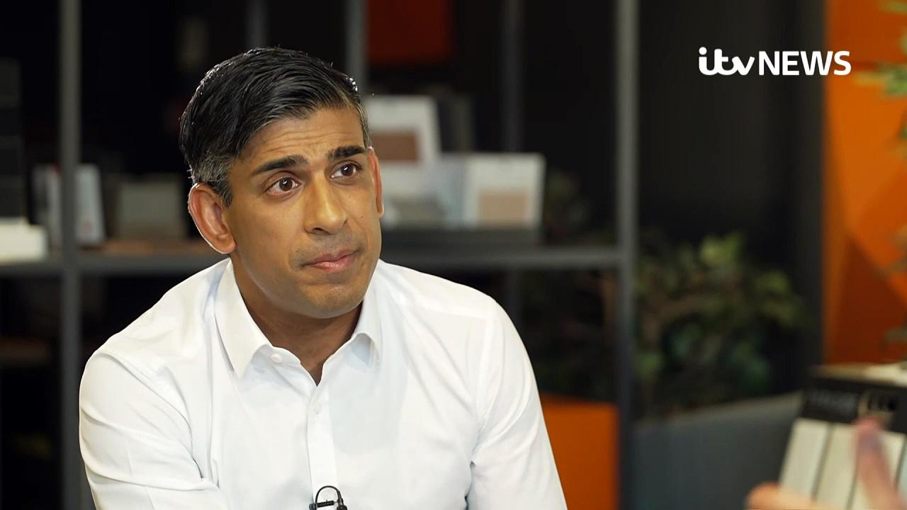 Rishi Sunak asked about Greenpeace protest at his house