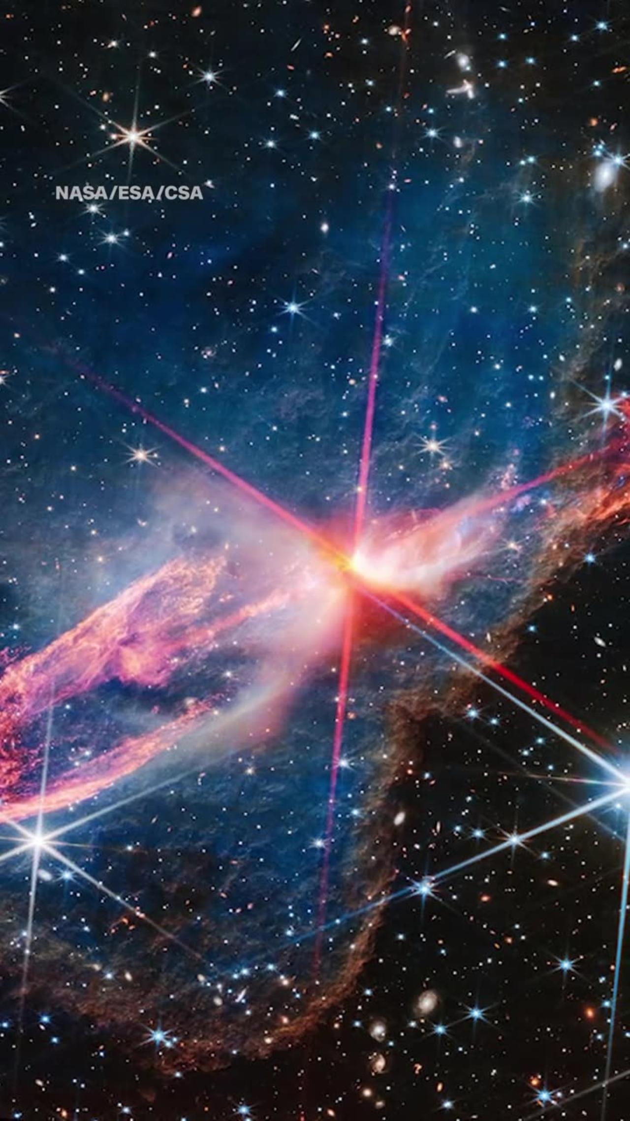 NASA spots cosmic question mark #nasa  #foryou #amazon