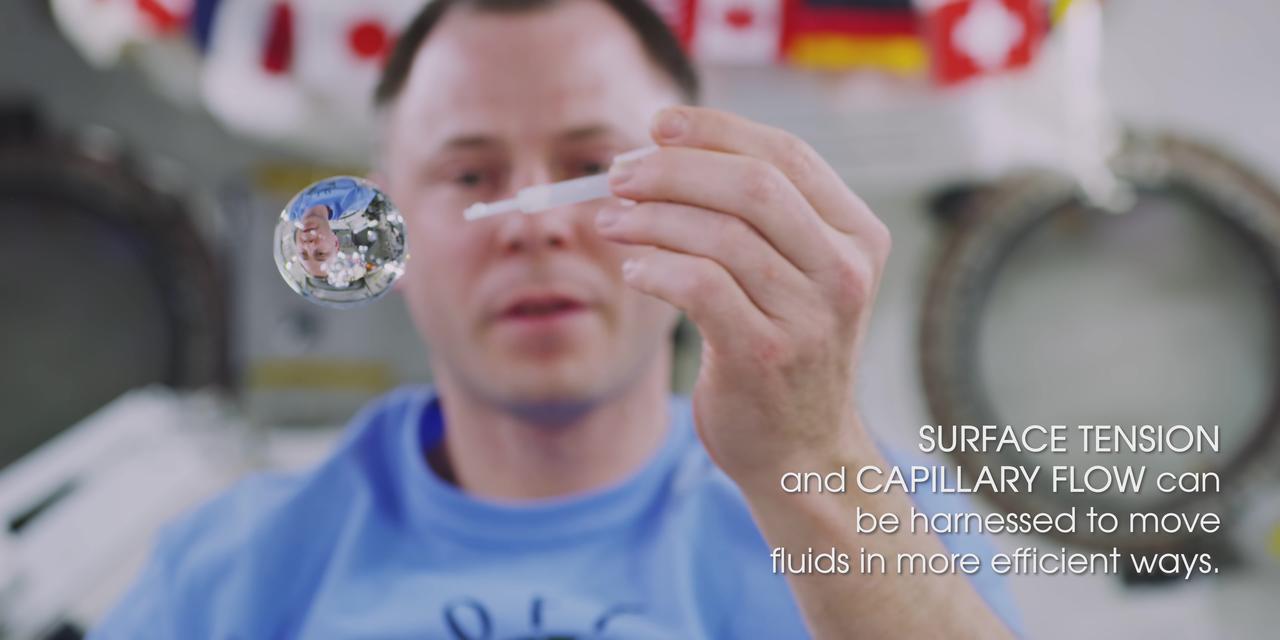 Moving Water in Space 8K Ultra HD One News Page VIDEO