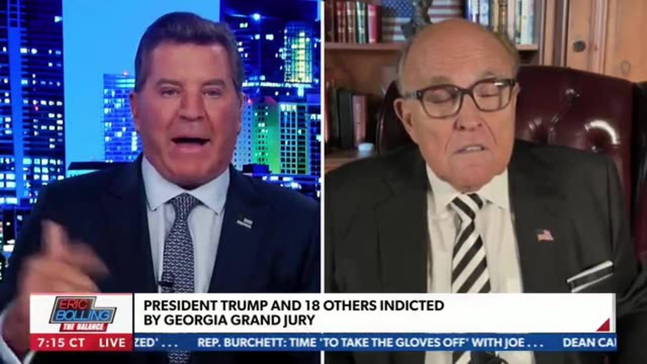 Rudy Giuliani Rips D.A. For Hitting Him with RICO Charge
