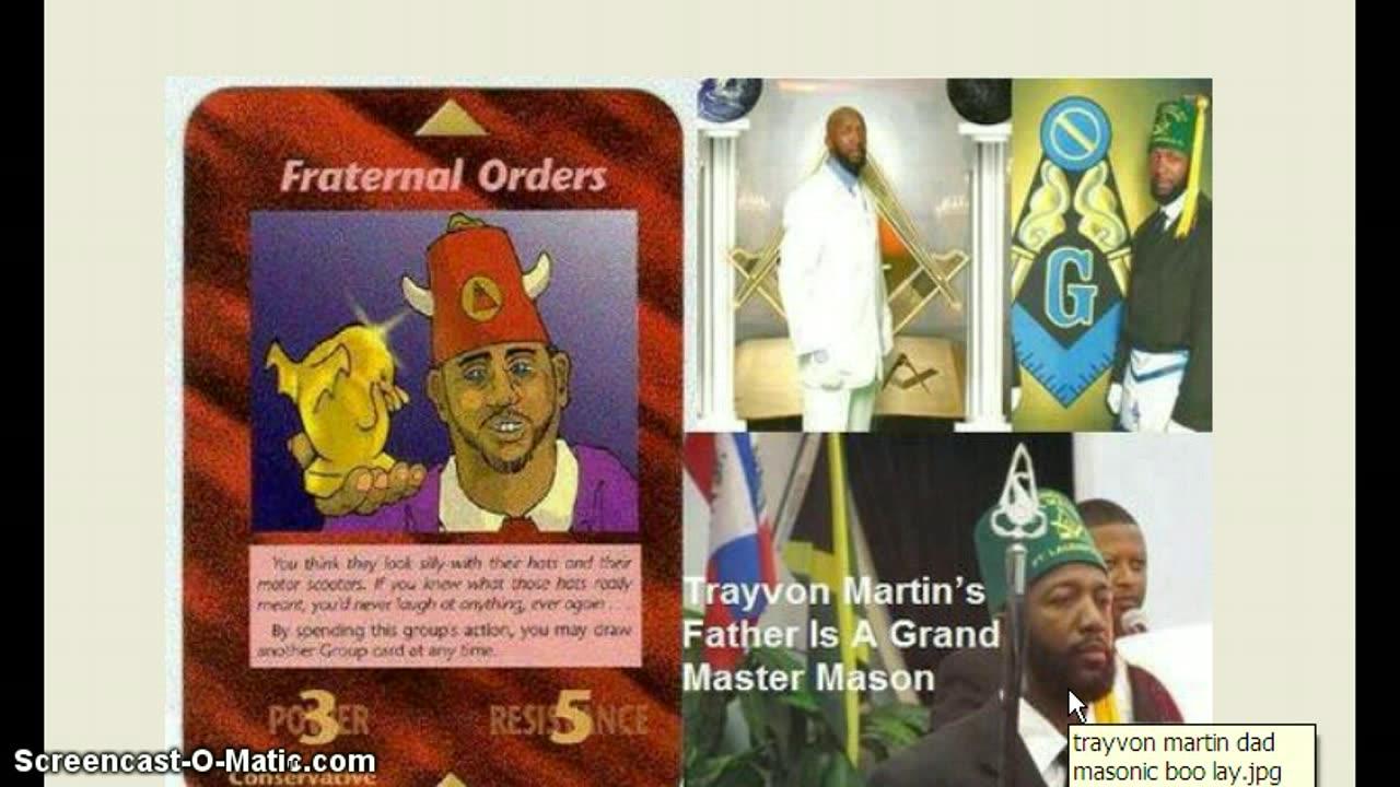 'Busted! Trayvon Martin's Father is "Illuminati Grand Master Mason" of the Boule Society!' - 2013