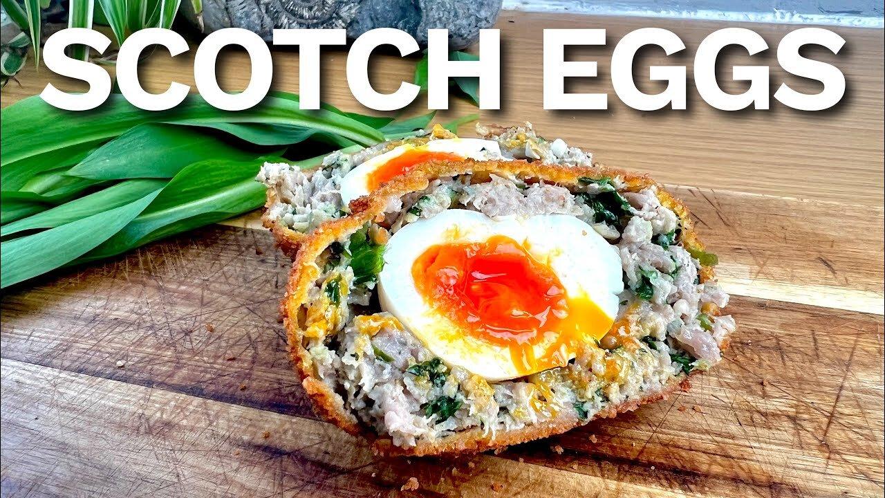 How to Make the Perfect Scotch Egg | Wild Garlic scotch Eggs | Wildlife | Vlog