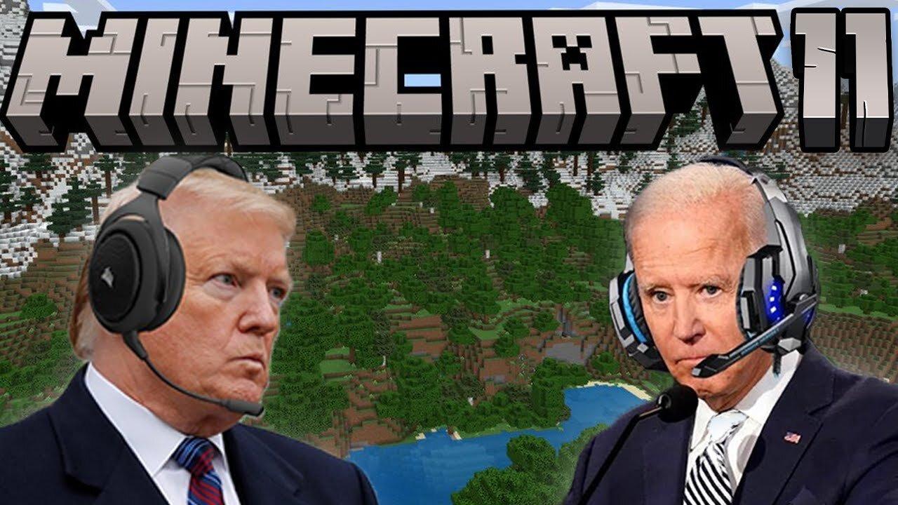 Donald Trump Plays Minecraft With Other Presidents Part 11
