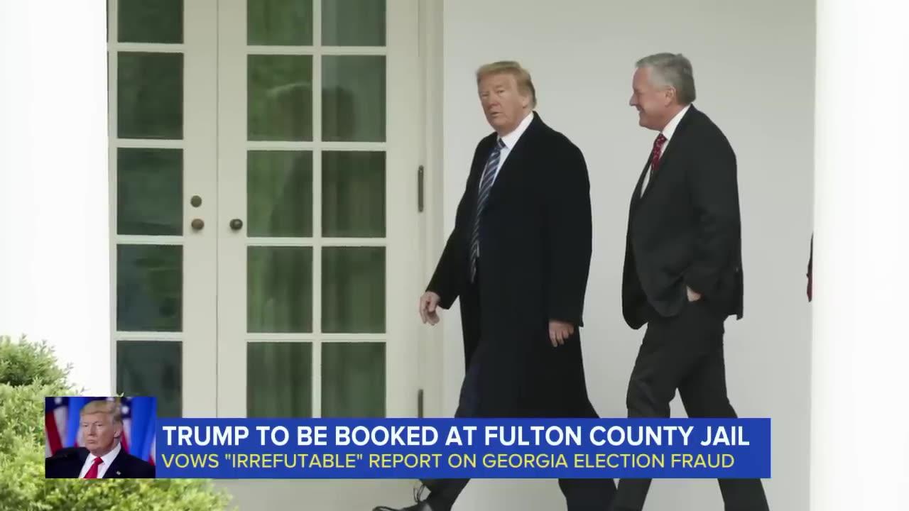Trump expected to be booked at Fulton County jail