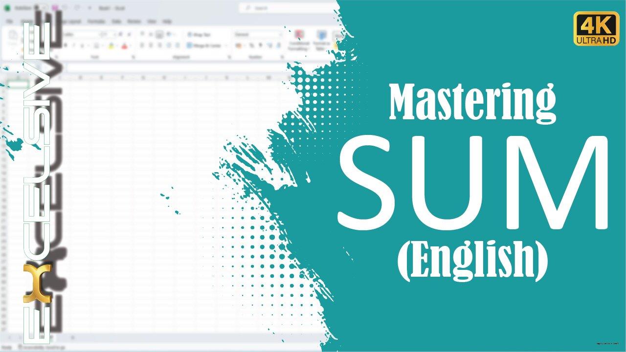 Mastering the SUM Formula in Excel | Excel Formulas Tutorial