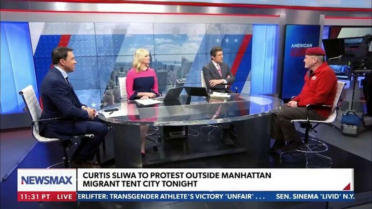 Curtis Sliwa to protest outside Manhattan migrant tent city