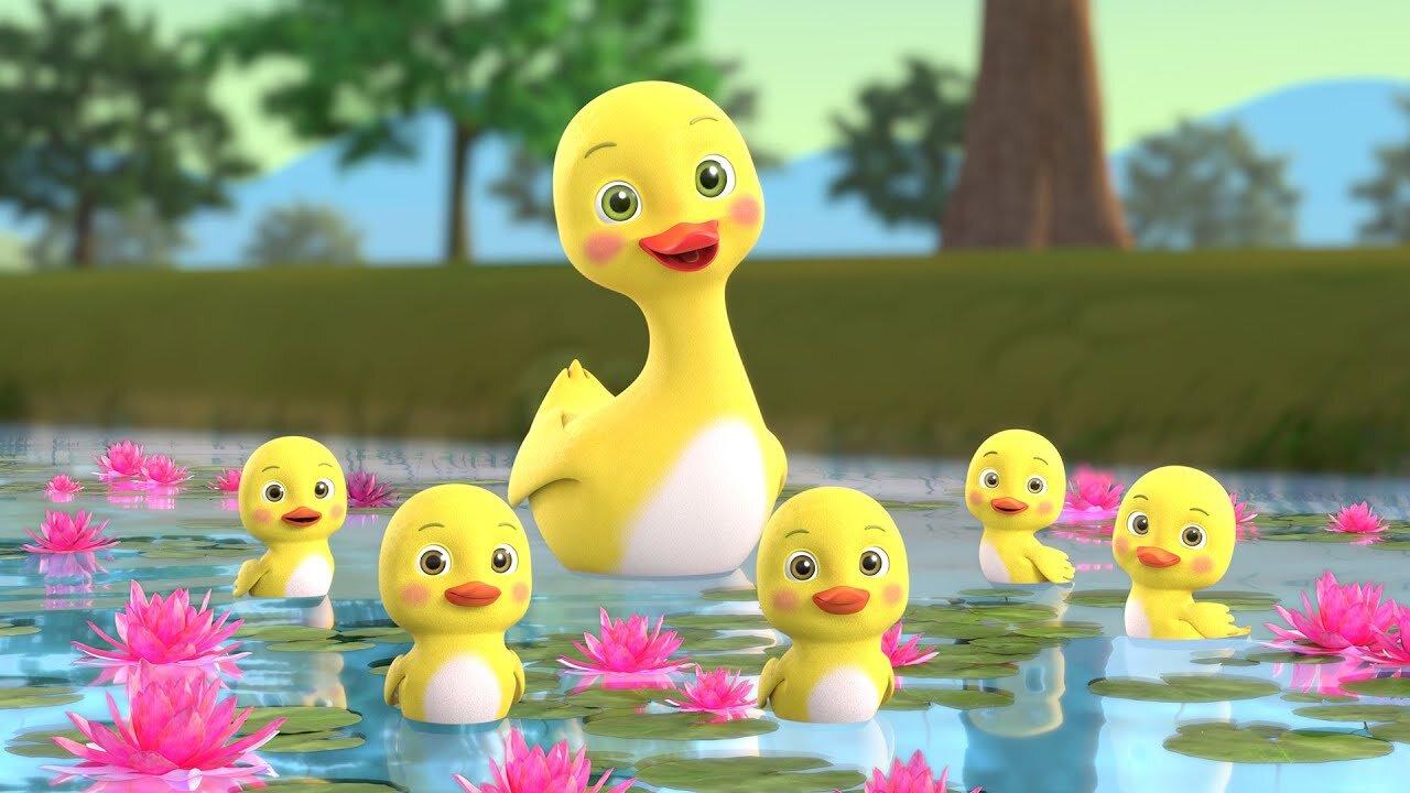 Number Song | Five Little Duckies & Baby Songs