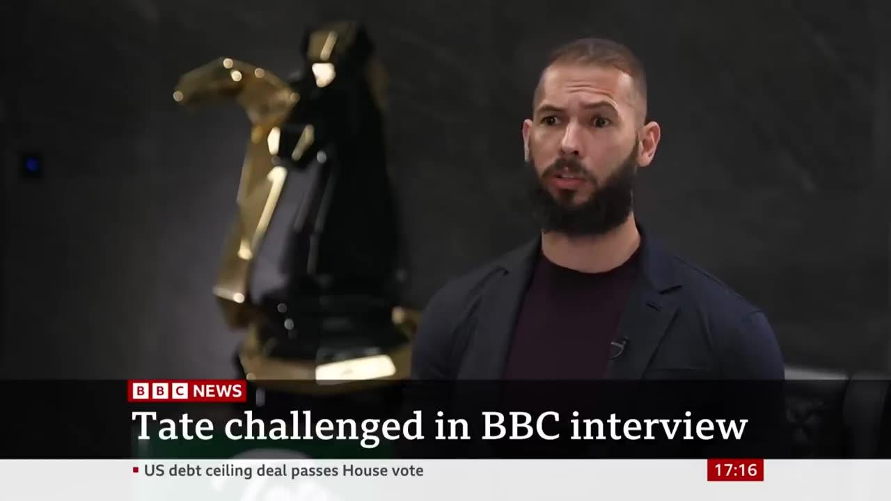 Andrew Tate Bbc Interview Influencer Challenged One News Page Video