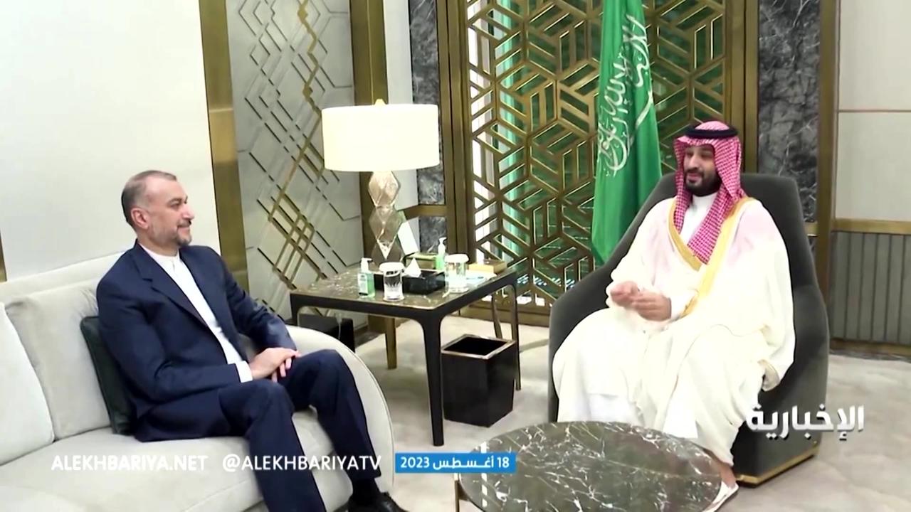 Saudi crown prince meets Iran's foreign minister