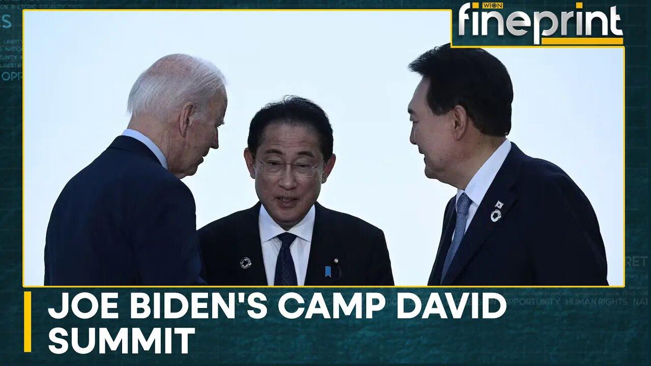 US-Japan-South Korea historic first trilateral summit at Camp David | WION Fineprint