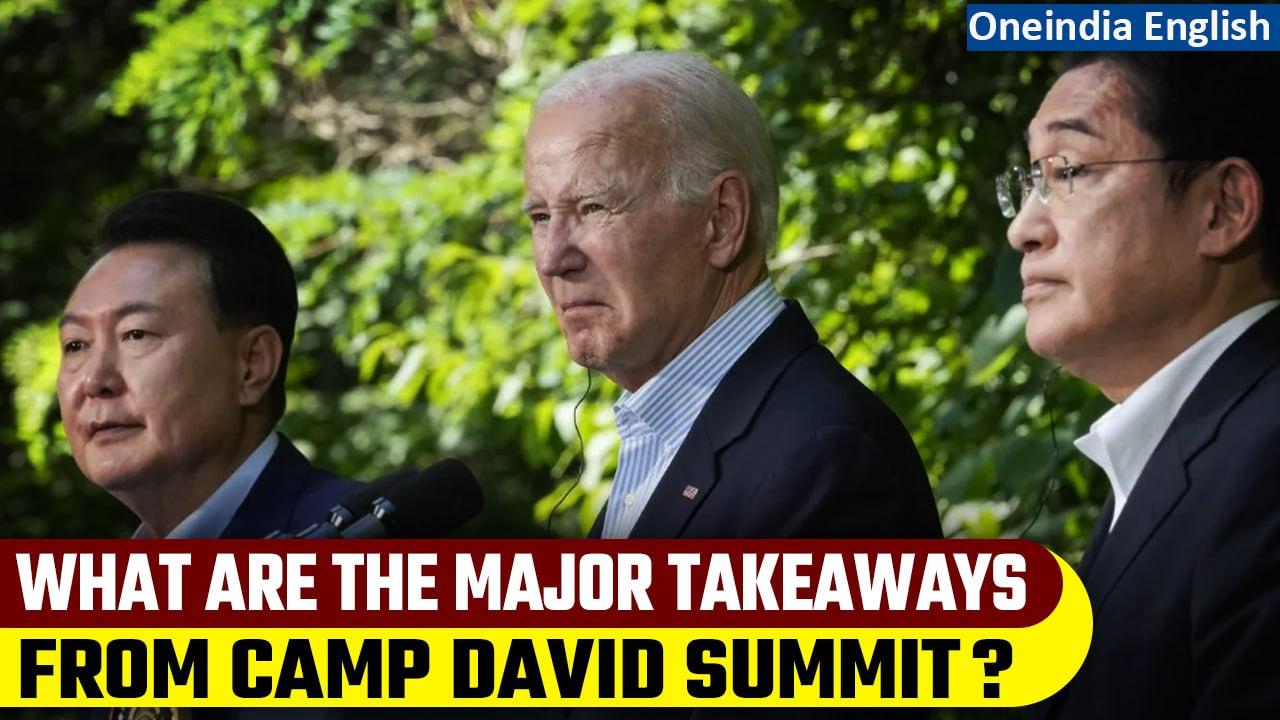 Camp David Summit: Historical, first-ever trilateral summit of USA, Japan, S.Korea concludes