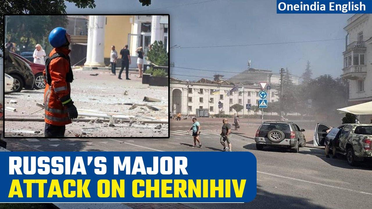 Chernihiv: Russian missile strike kills five, Zelensky appeals world for action | Oneindia News