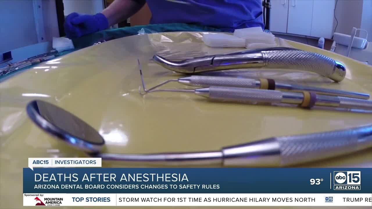 Arizona dental board considers new anesthesia rules after patients die