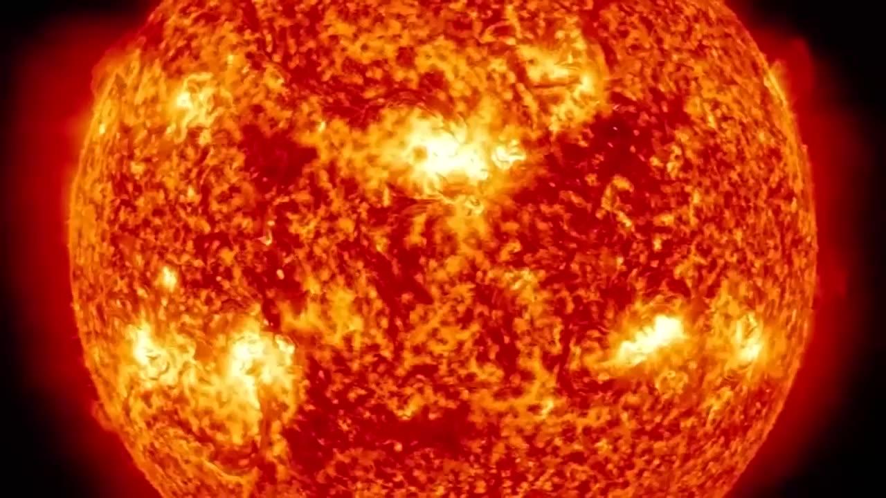 Nasa released high definition video of the sun