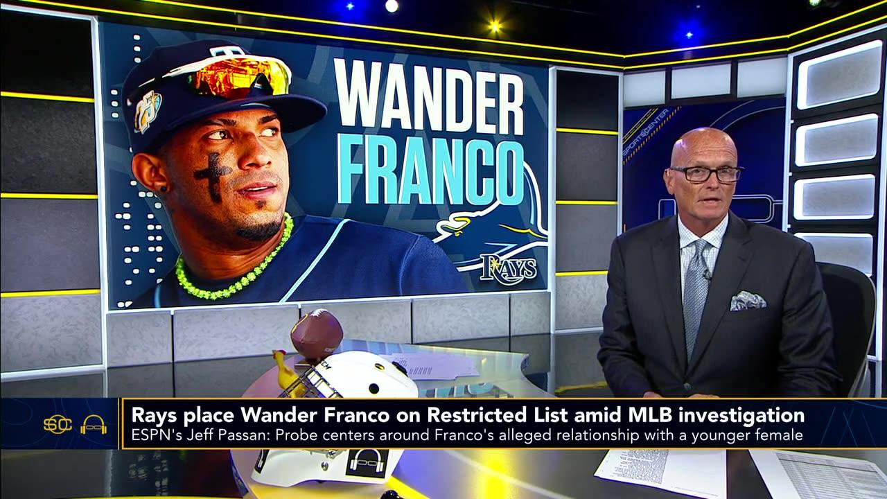 Rays place Wander Franco on restricted list amid MLB investigation | SC with SVP