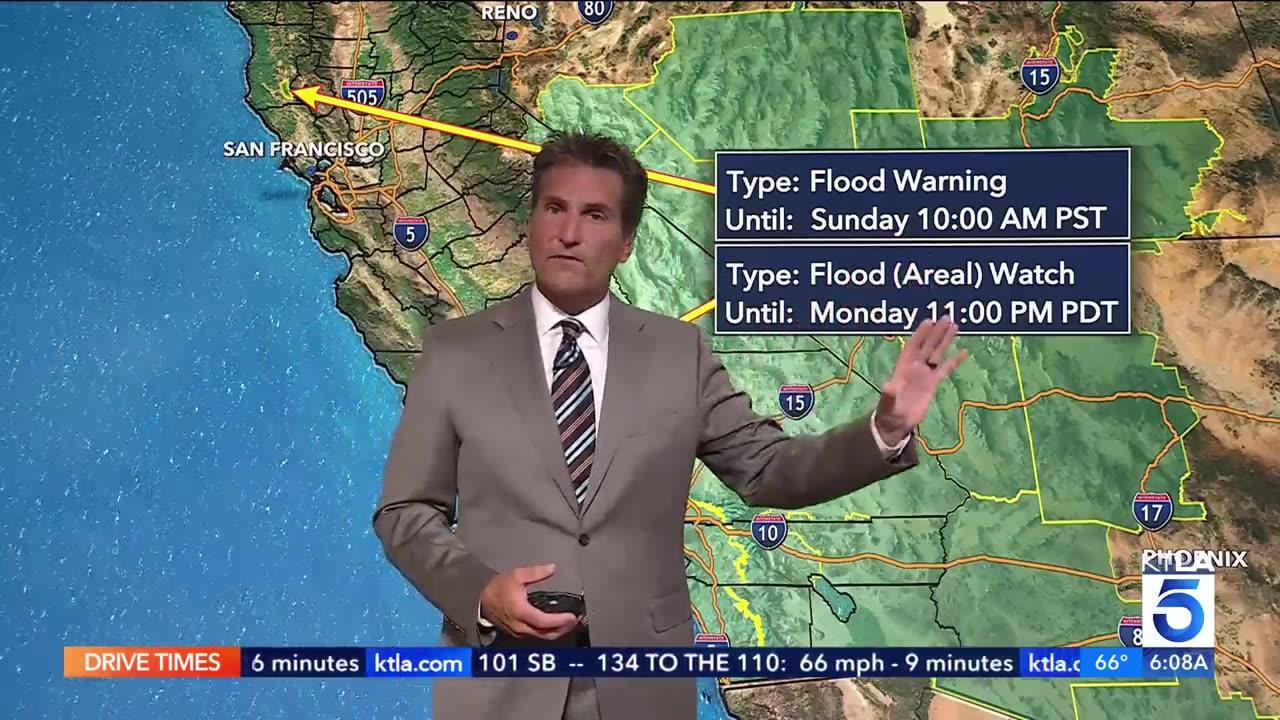 Hilary expected to bring several inches of rain to SoCal